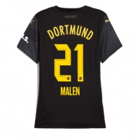 Camisa de time de futebol Borussia Dortmund Donyell Malen #21 Replicas 2º Equipamento Feminina 2024-25 Manga Curta